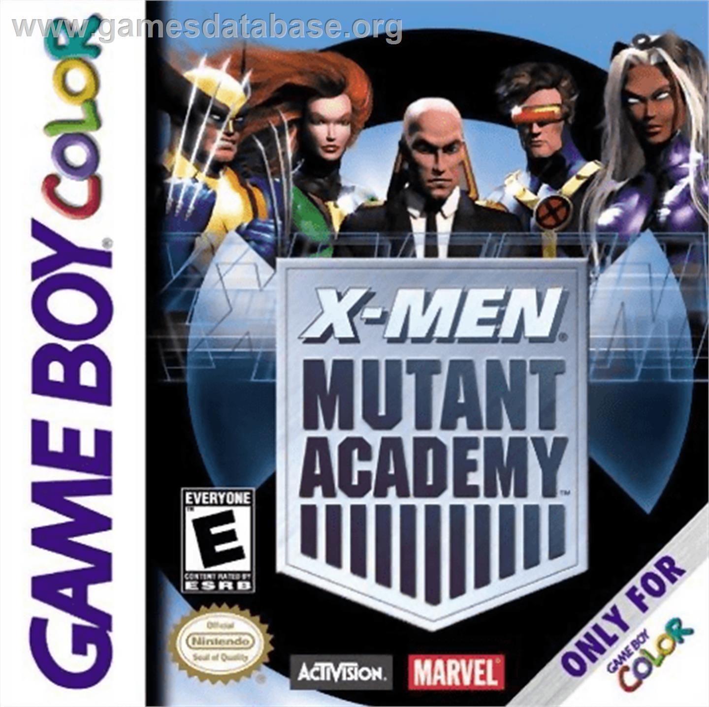 X-Men: Mutant Academy - Nintendo Game Boy Color - Artwork - Box