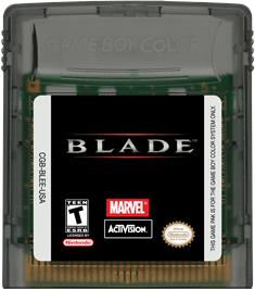 Cartridge artwork for Blade on the Nintendo Game Boy Color.