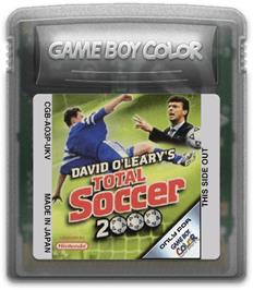 Cartridge artwork for David O'Leary's Total Soccer 2000 on the Nintendo Game Boy Color.