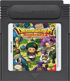 Cartridge artwork for Dragon Warrior Monsters 2: Tara's Adventure on the Nintendo Game Boy Color.