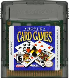 Cartridge artwork for Hoyle Card Games on the Nintendo Game Boy Color.