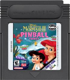 Cartridge artwork for Little Mermaid 2 on the Nintendo Game Boy Color.