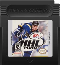 Cartridge artwork for NHL 2000 on the Nintendo Game Boy Color.
