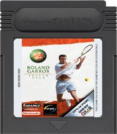 Cartridge artwork for Roland Garros French Open 2000 on the Nintendo Game Boy Color.