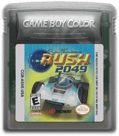 Cartridge artwork for San Francisco Rush 2049 on the Nintendo Game Boy Color.