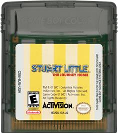Cartridge artwork for Stuart Little: The Journey Home on the Nintendo Game Boy Color.
