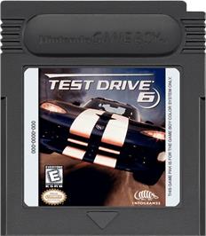 Cartridge artwork for Test Drive 6 on the Nintendo Game Boy Color.