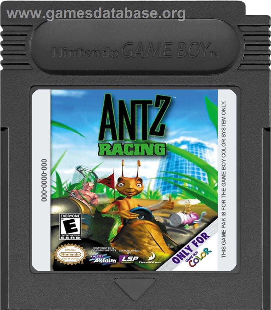 Antz Racing - Nintendo Game Boy Color - Artwork - Cartridge