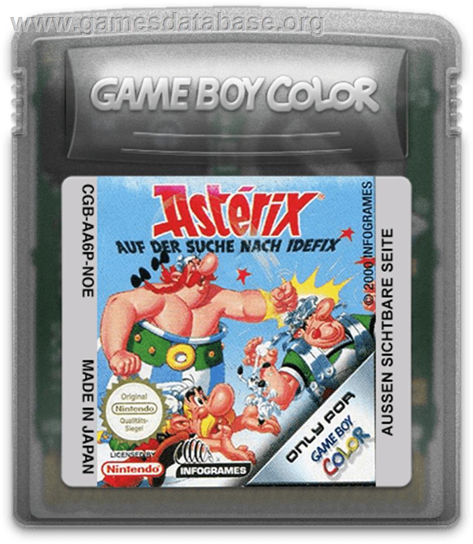 Asterix: Search for Dogmatix - Nintendo Game Boy Color - Artwork - Cartridge
