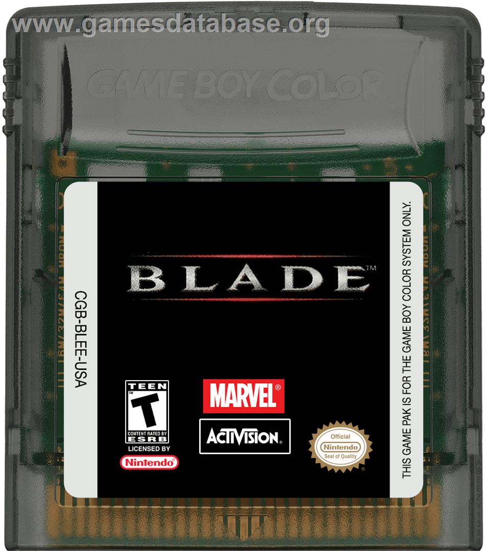 Blade - Nintendo Game Boy Color - Artwork - Cartridge