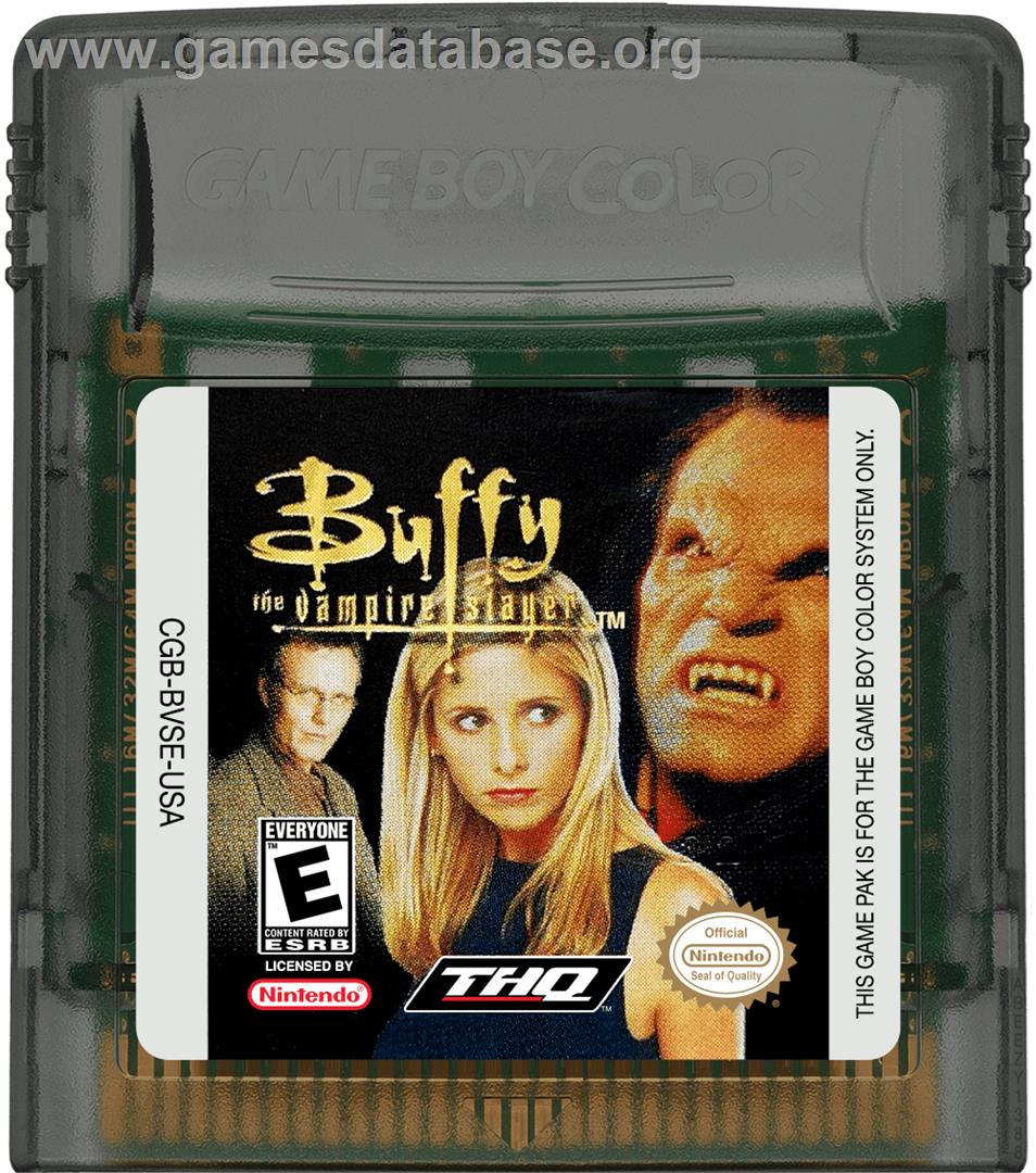 Buffy the Vampire Slayer - Nintendo Game Boy Color - Artwork - Cartridge