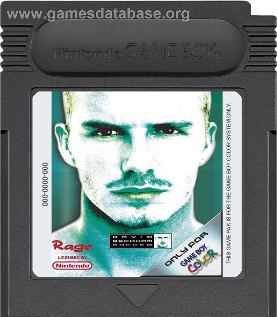 David Beckham Soccer - Nintendo Game Boy Color - Artwork - Cartridge