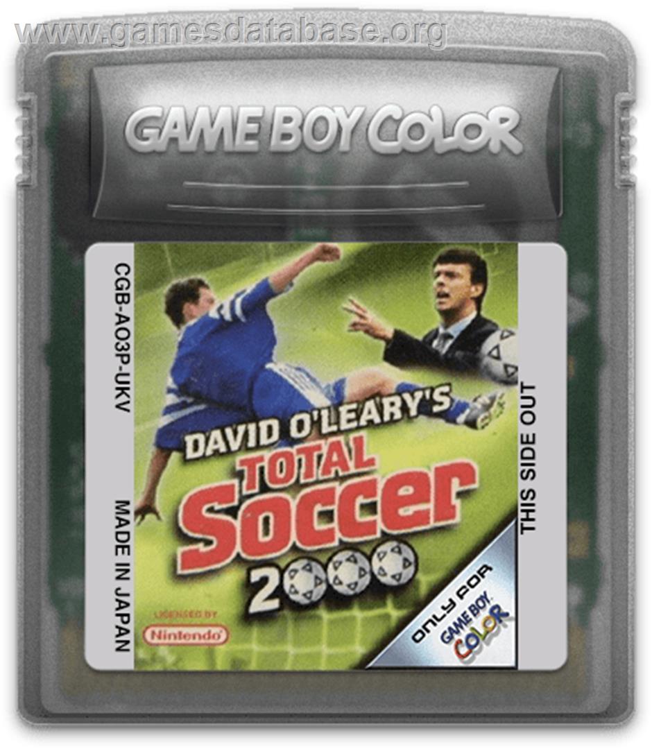 David O'Leary's Total Soccer 2000 - Nintendo Game Boy Color - Artwork - Cartridge