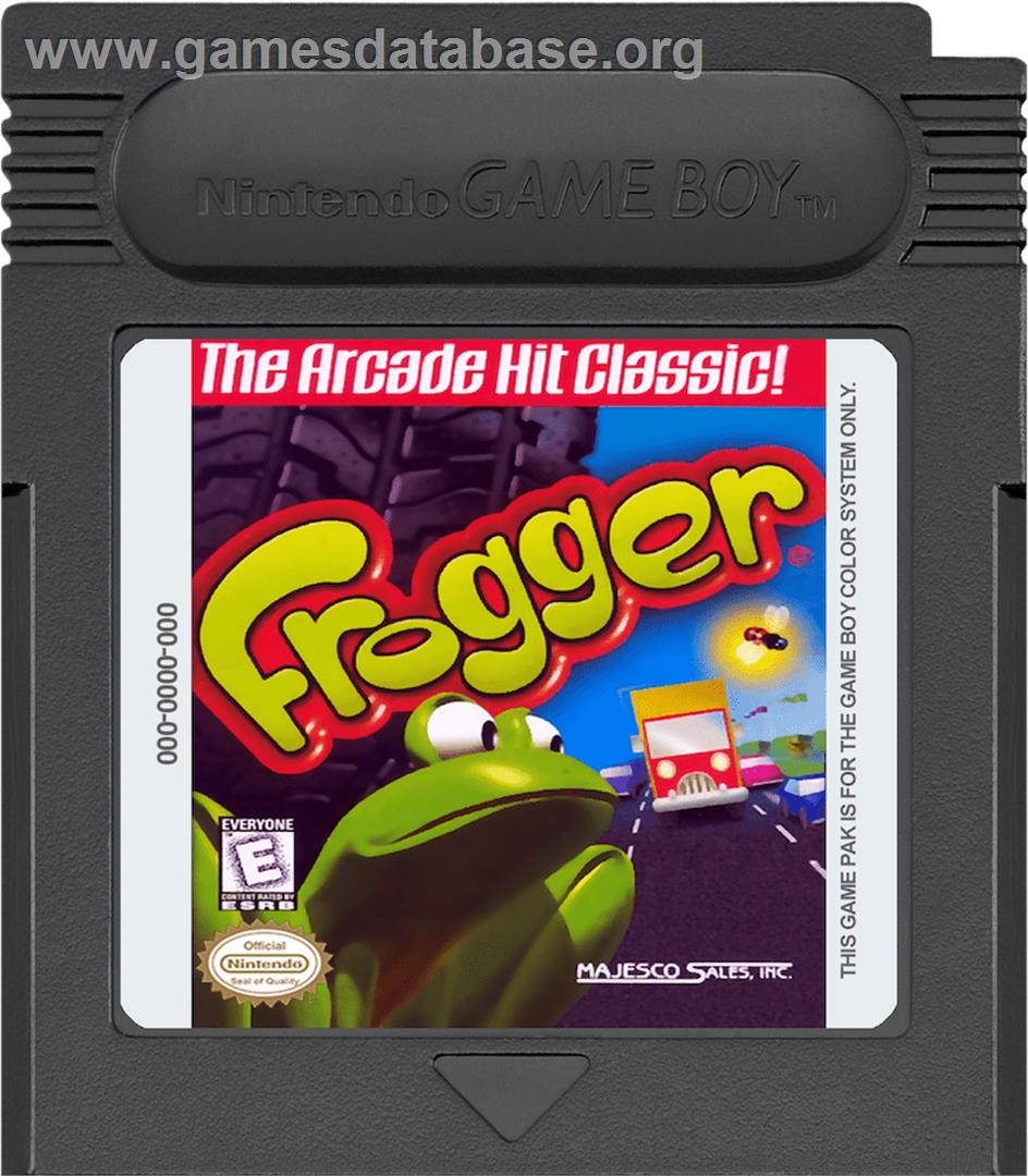 Frogger - Nintendo Game Boy Color - Artwork - Cartridge