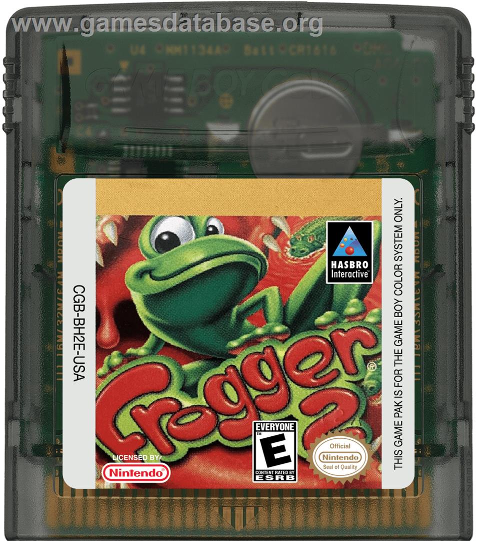 Frogger 2 - Swampy's Revenge - Nintendo Game Boy Color - Artwork - Cartridge