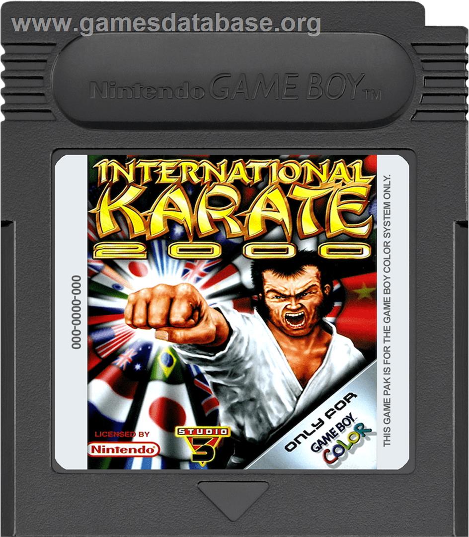 International Karate 2000 - Nintendo Game Boy Color - Artwork - Cartridge