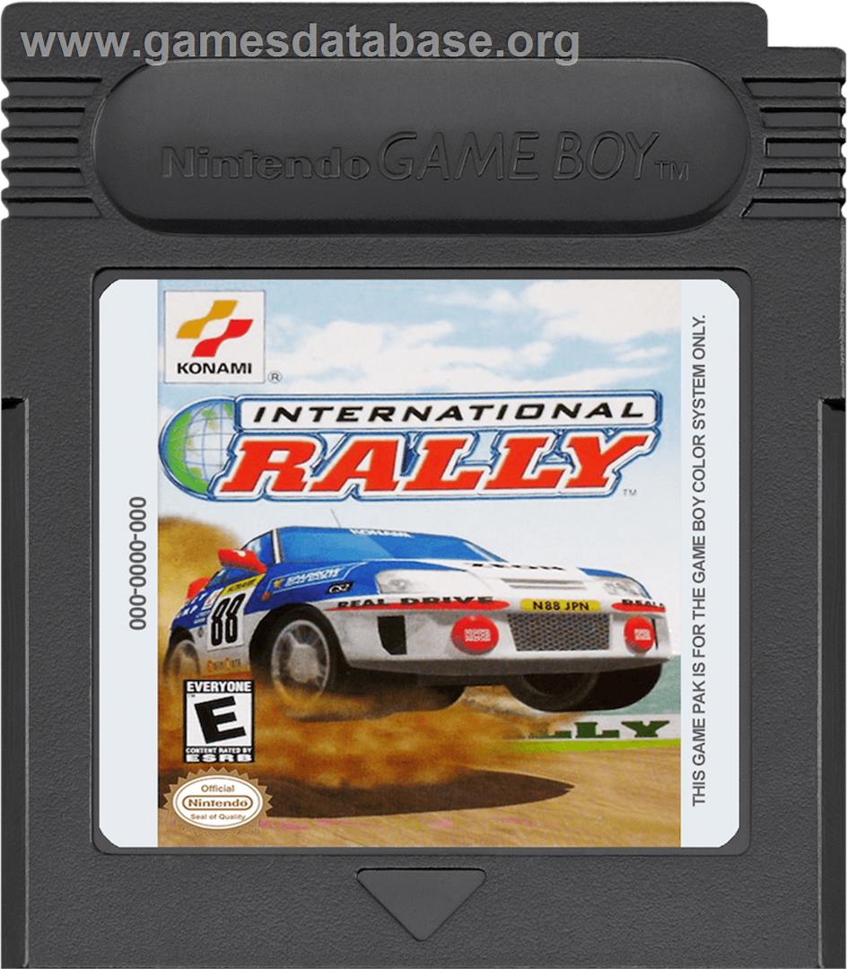 International Rally - Nintendo Game Boy Color - Artwork - Cartridge