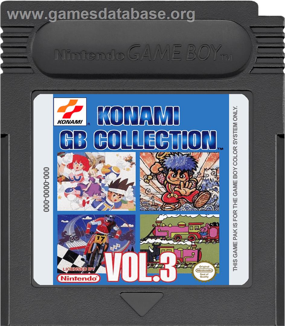 Konami GB Collection Vol. 3 - Nintendo Game Boy Color - Artwork - Cartridge
