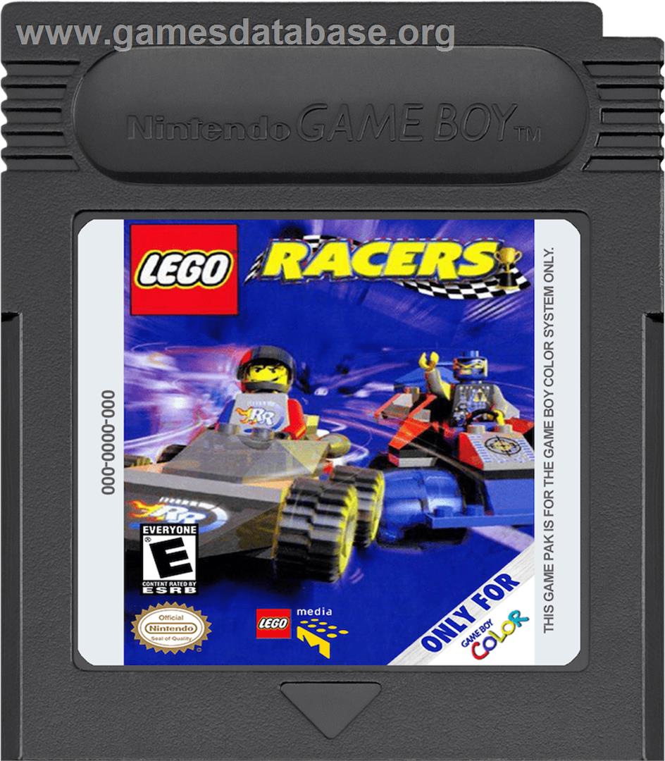 LEGO Racers - Nintendo Game Boy Color - Artwork - Cartridge