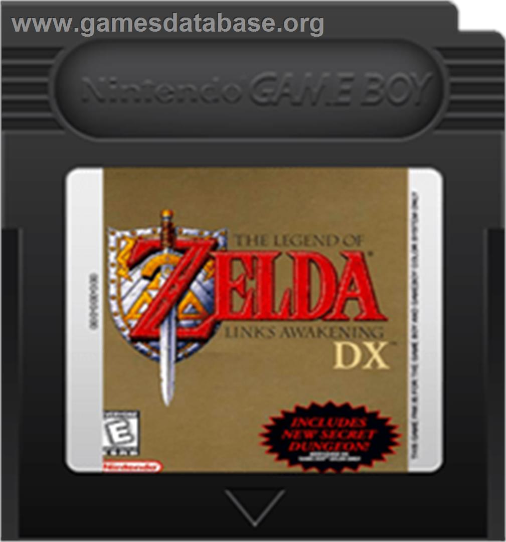 Legend of Zelda: Link's Awakening DX - Nintendo Game Boy Color - Artwork - Cartridge