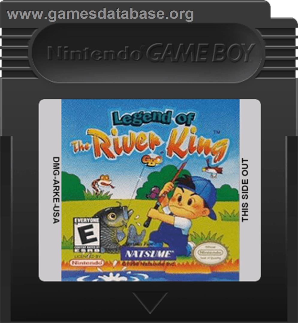 Legend of the River King GB - Nintendo Game Boy Color - Artwork - Cartridge