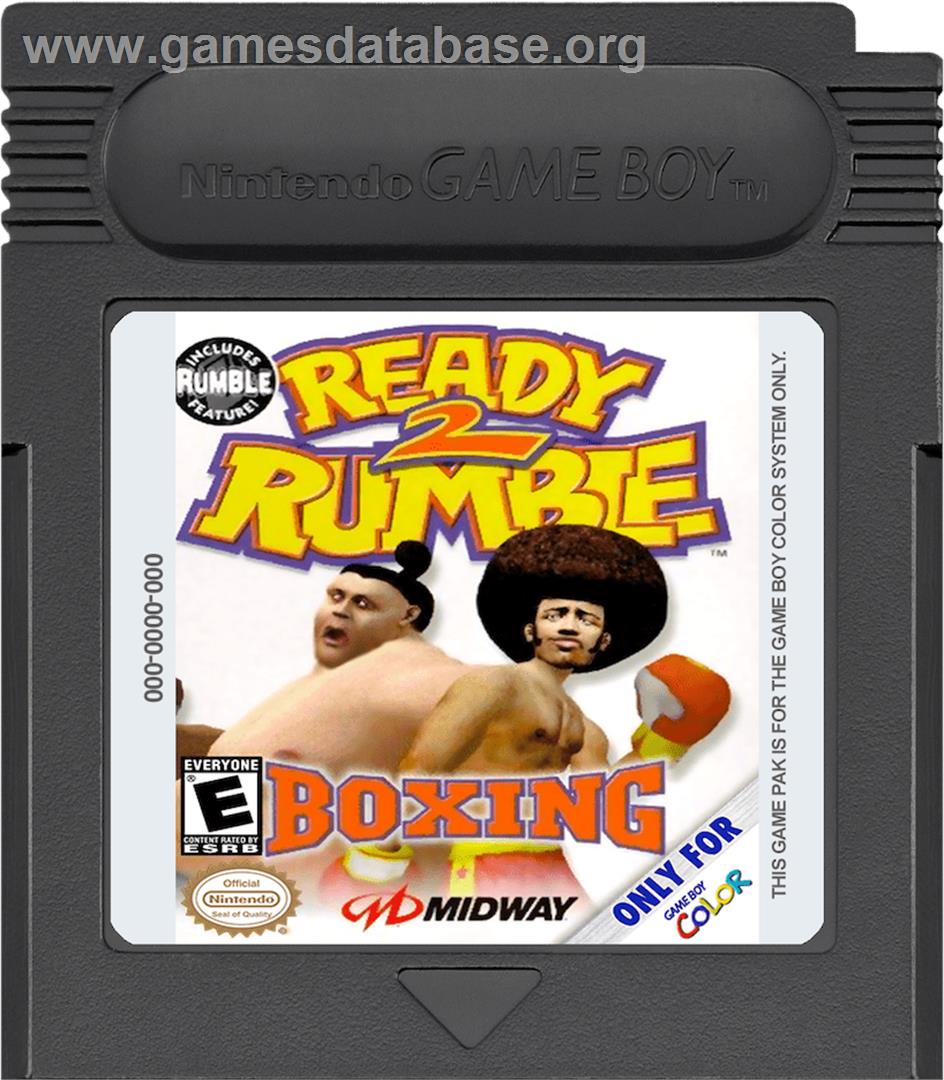 Ready 2 Rumble Boxing - Nintendo Game Boy Color - Artwork - Cartridge