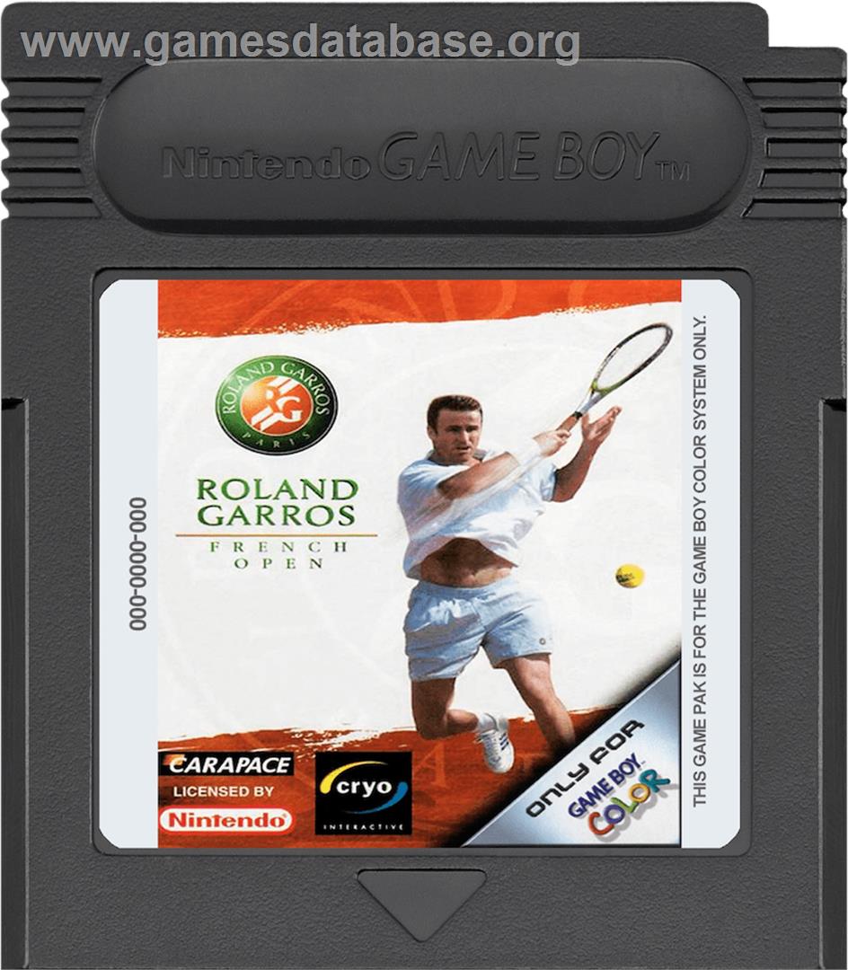 Roland Garros French Open 2000 - Nintendo Game Boy Color - Artwork - Cartridge