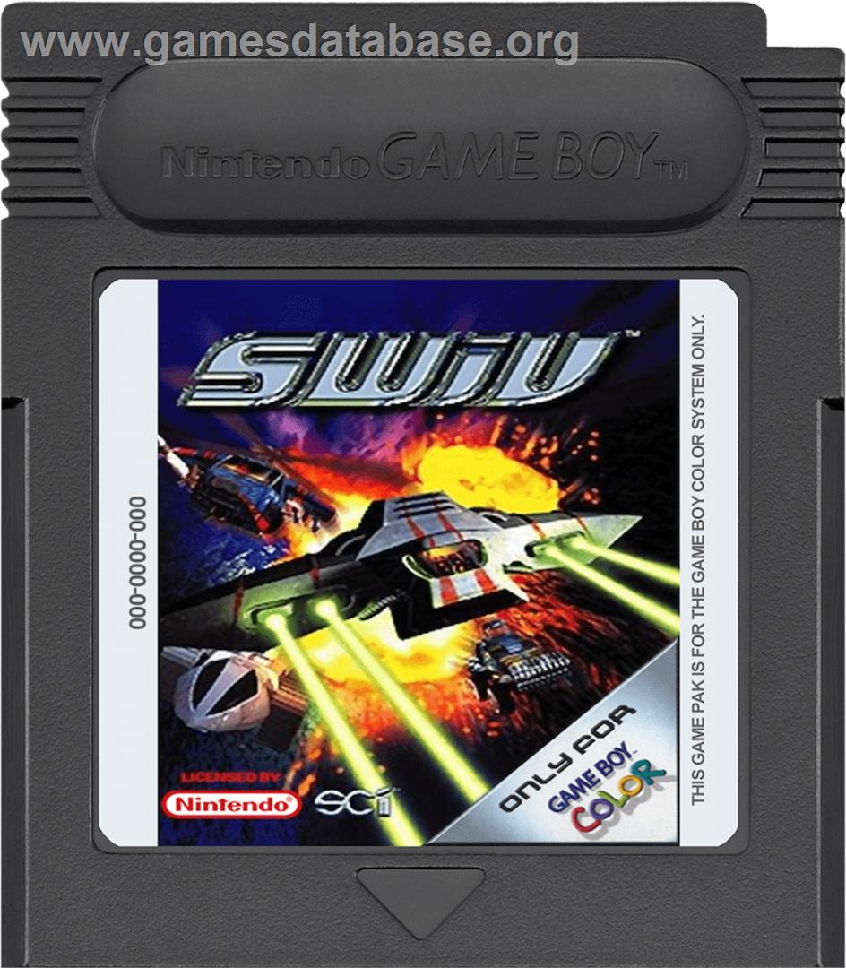 SWiV - Nintendo Game Boy Color - Artwork - Cartridge