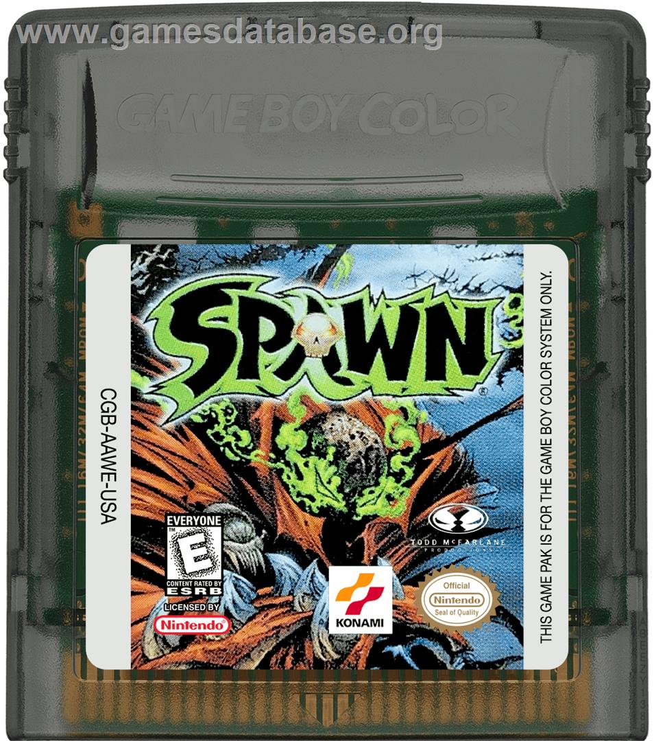 Spawn - Nintendo Game Boy Color - Artwork - Cartridge