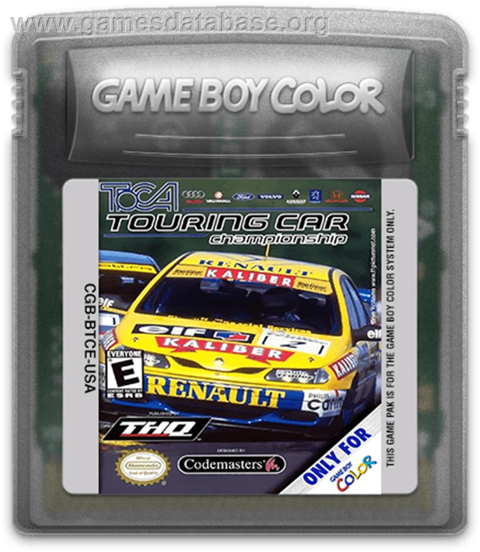 TOCA Touring Car Championship - Nintendo Game Boy Color - Artwork - Cartridge