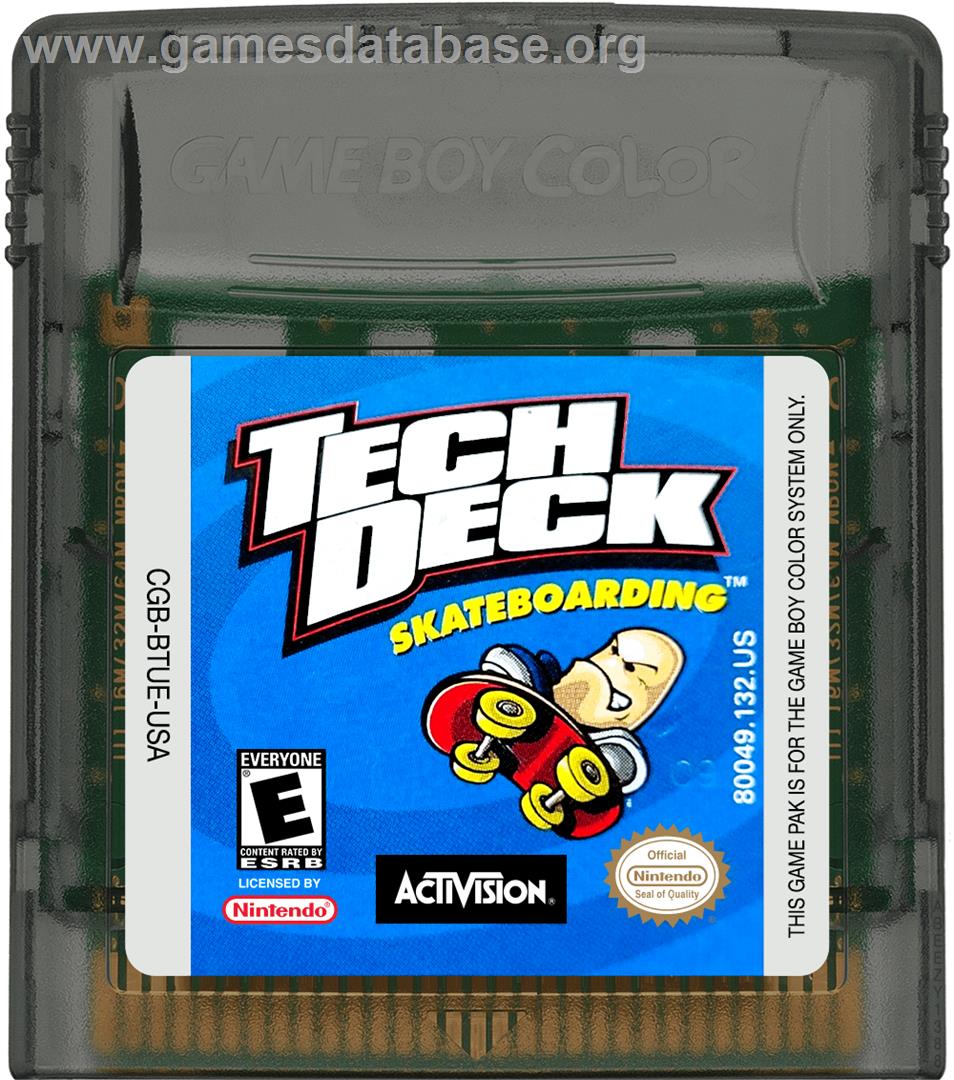 Tech Deck Skateboarding - Nintendo Game Boy Color - Artwork - Cartridge