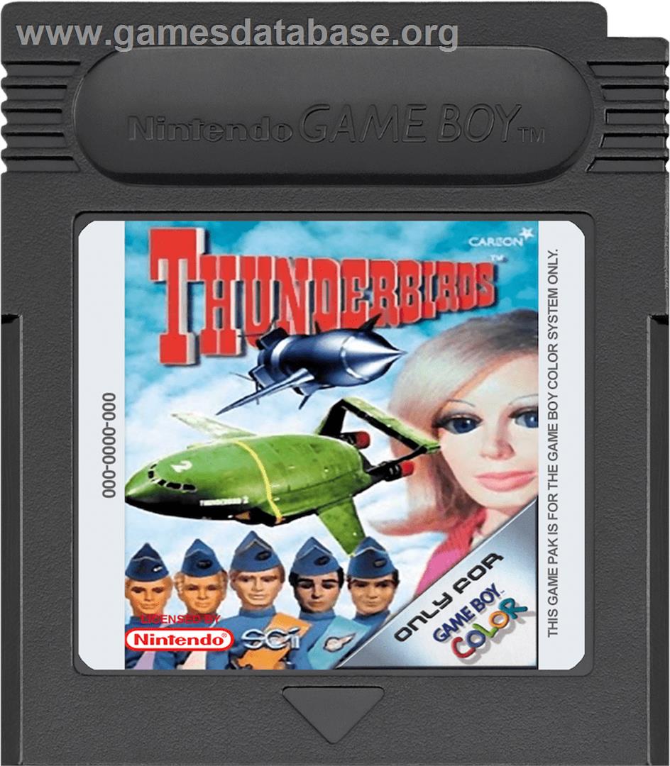 ThunderBirds Are Go - Nintendo Game Boy Color - Artwork - Cartridge