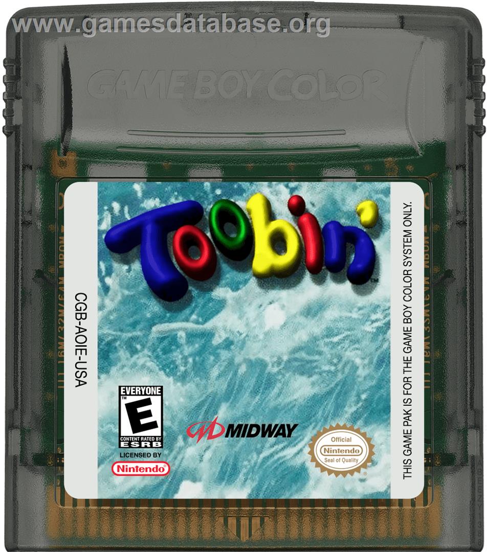 Toobin' - Nintendo Game Boy Color - Artwork - Cartridge
