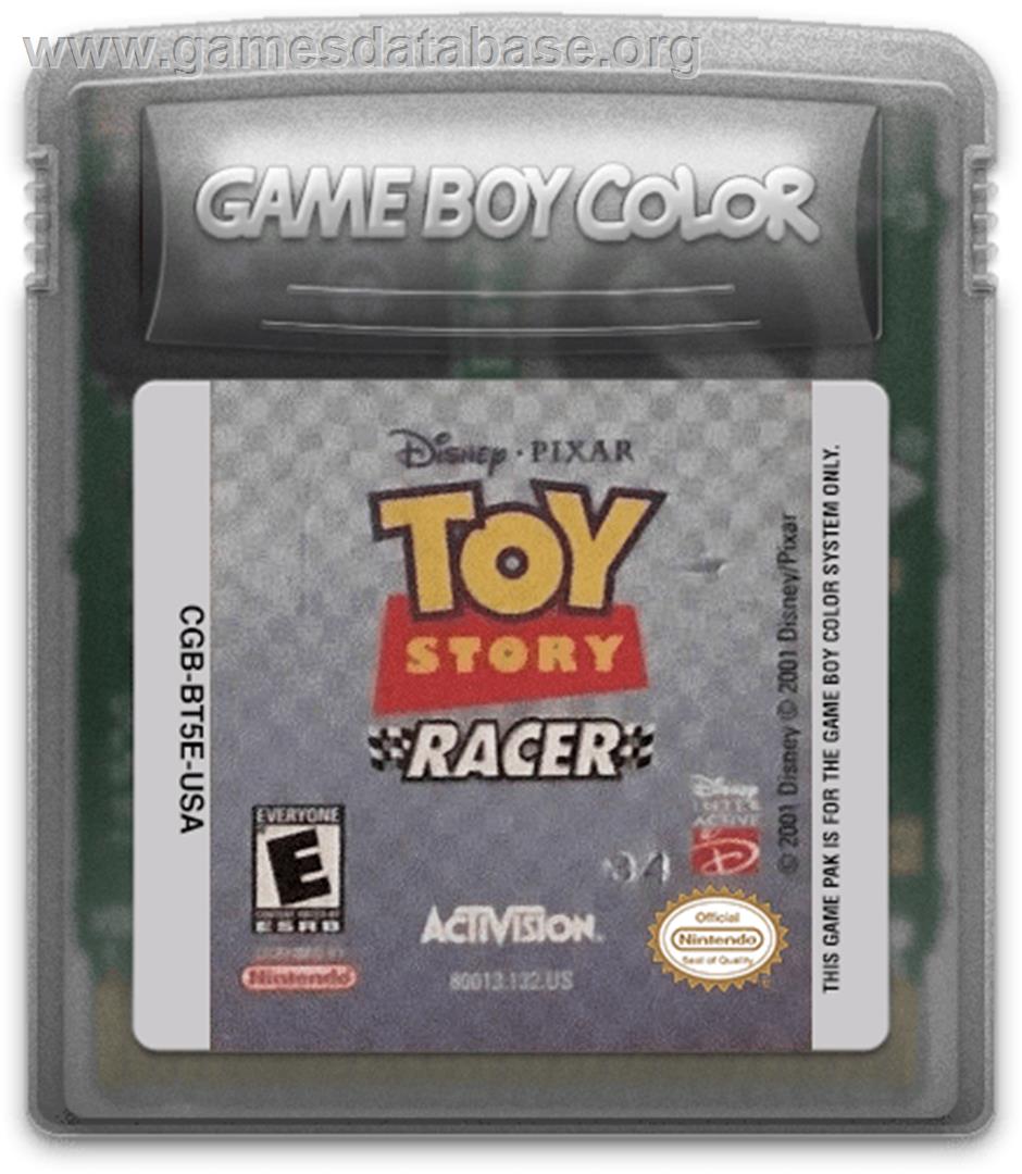 Toy Story Racer - Nintendo Game Boy Color - Artwork - Cartridge
