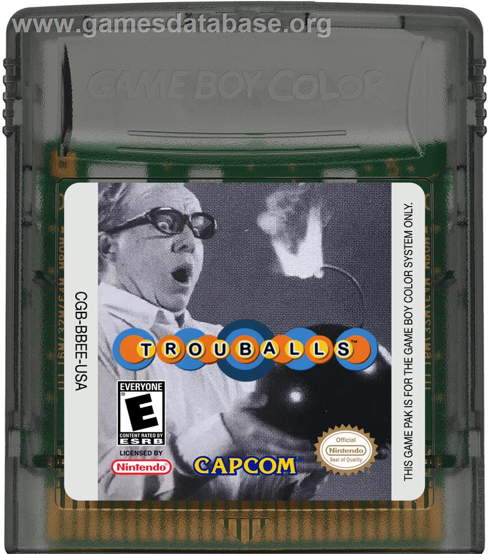 Trouballs - Nintendo Game Boy Color - Artwork - Cartridge
