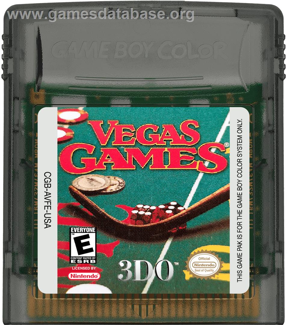 Vegas Games - Nintendo Game Boy Color - Artwork - Cartridge