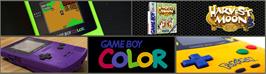 Arcade Cabinet Marquee for Harvest Moon 3 GBC.