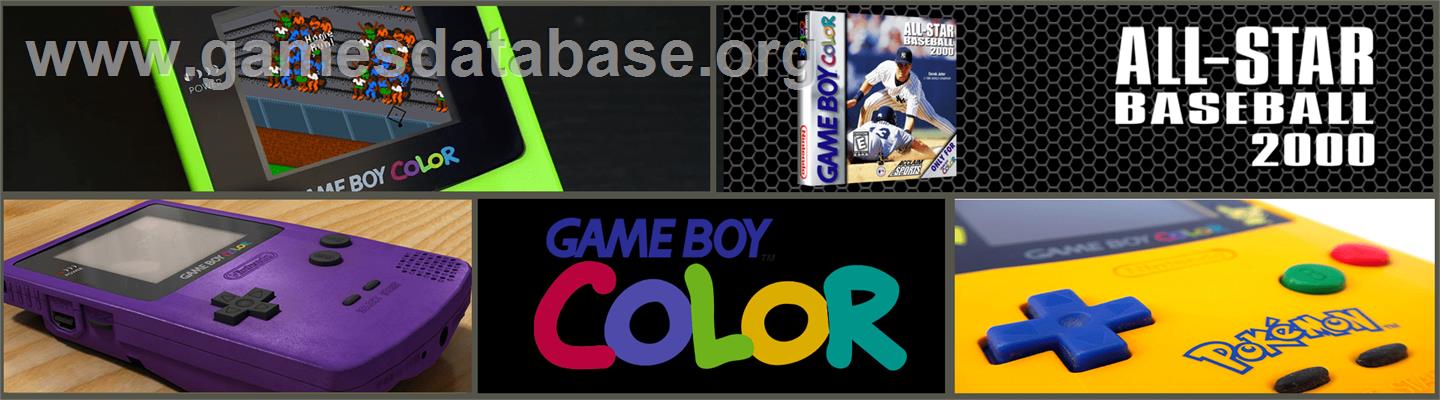 All-Star Baseball 2000 - Nintendo Game Boy Color - Artwork - Marquee