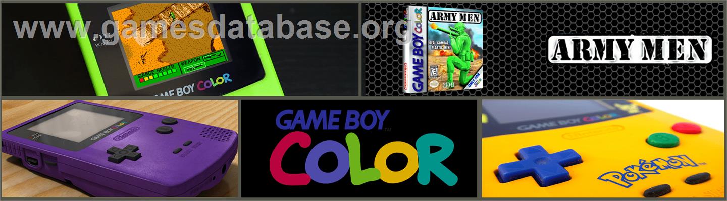 Army Men: Sarge's Heroes 2 - Nintendo Game Boy Color - Artwork - Marquee