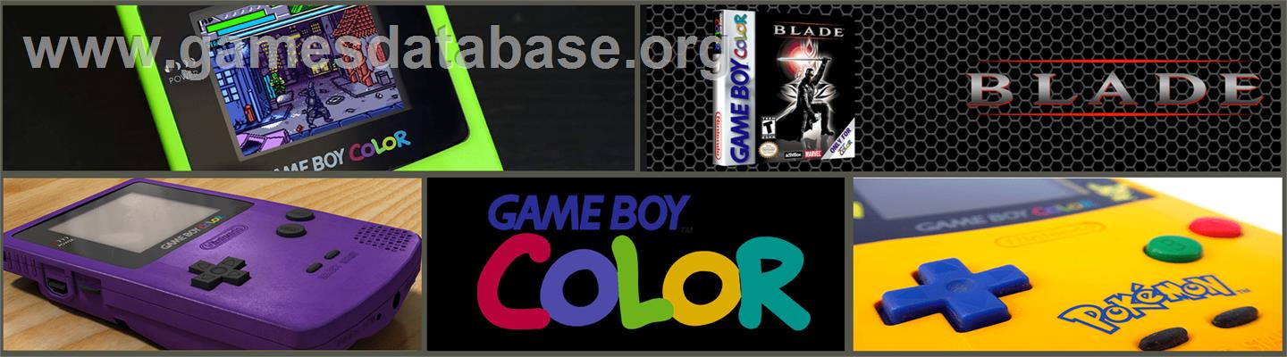 Blade - Nintendo Game Boy Color - Artwork - Marquee
