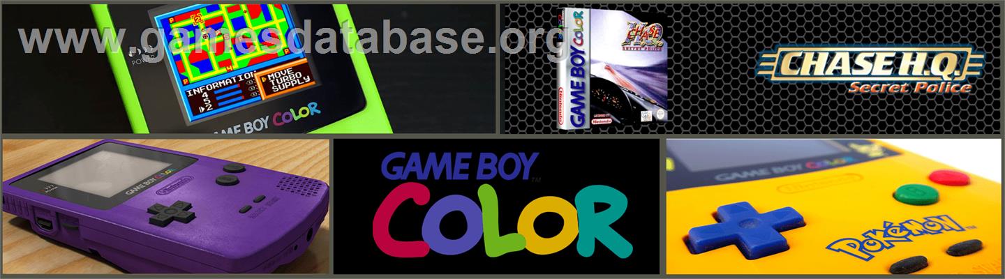 Chase H.Q. - Nintendo Game Boy Color - Artwork - Marquee
