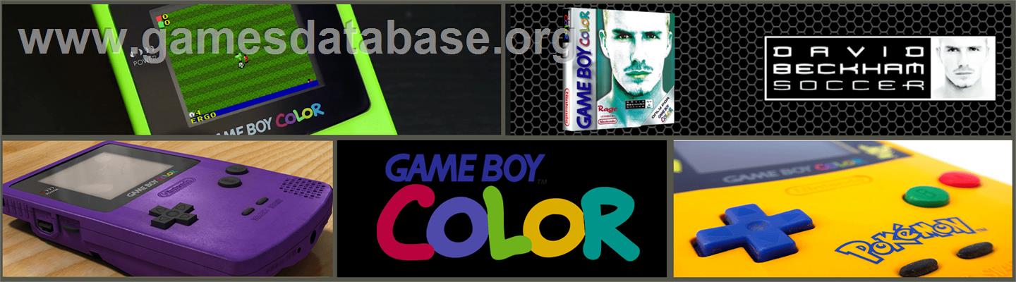David Beckham Soccer - Nintendo Game Boy Color - Artwork - Marquee