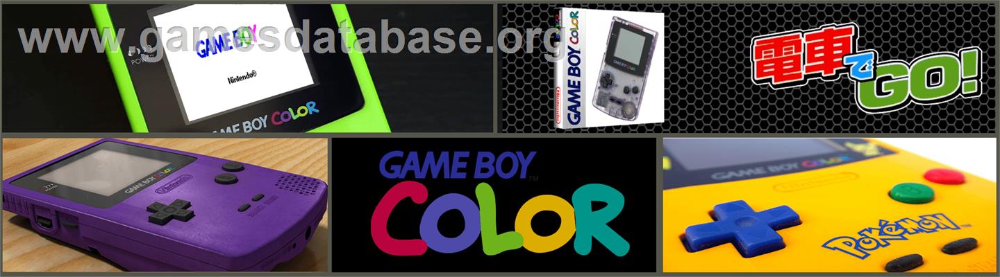 Densya De Go - Nintendo Game Boy Color - Artwork - Marquee
