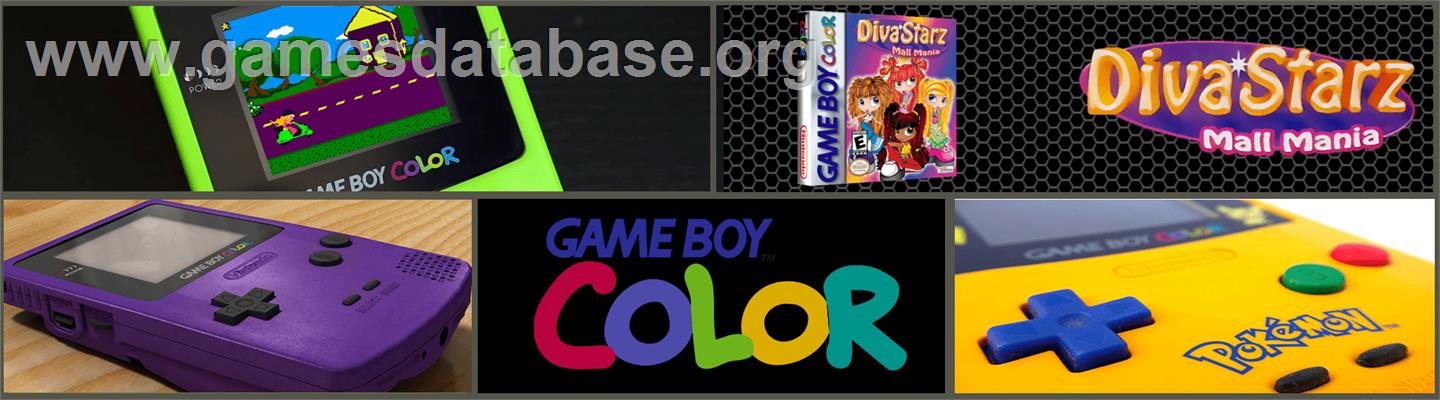 Diva Starz: Mall Mania - Nintendo Game Boy Color - Artwork - Marquee