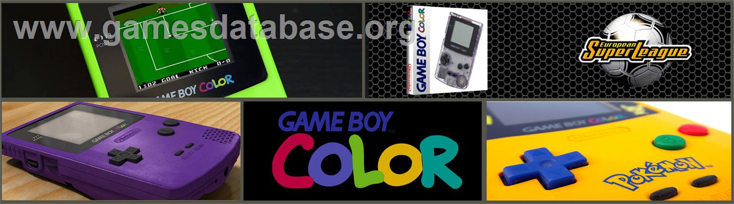 European Super League - Nintendo Game Boy Color - Artwork - Marquee