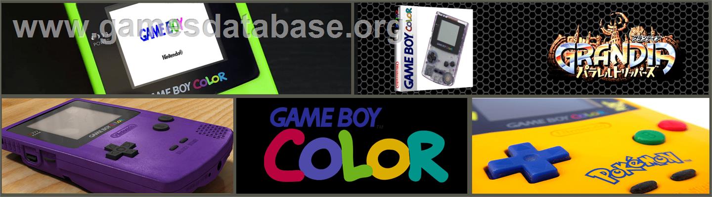 Grandia: Parallel Trippers - Nintendo Game Boy Color - Artwork - Marquee