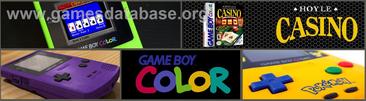 Hoyle Casino - Nintendo Game Boy Color - Artwork - Marquee