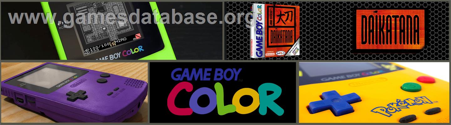 John Romero's Daikatana - Nintendo Game Boy Color - Artwork - Marquee