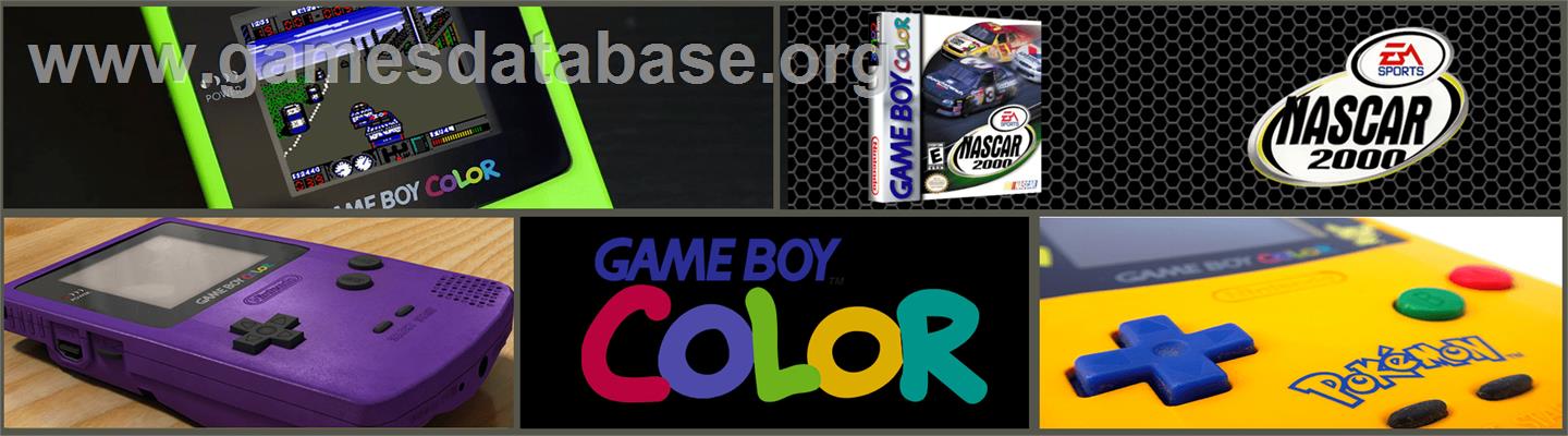 NASCAR 2000 - Nintendo Game Boy Color - Artwork - Marquee