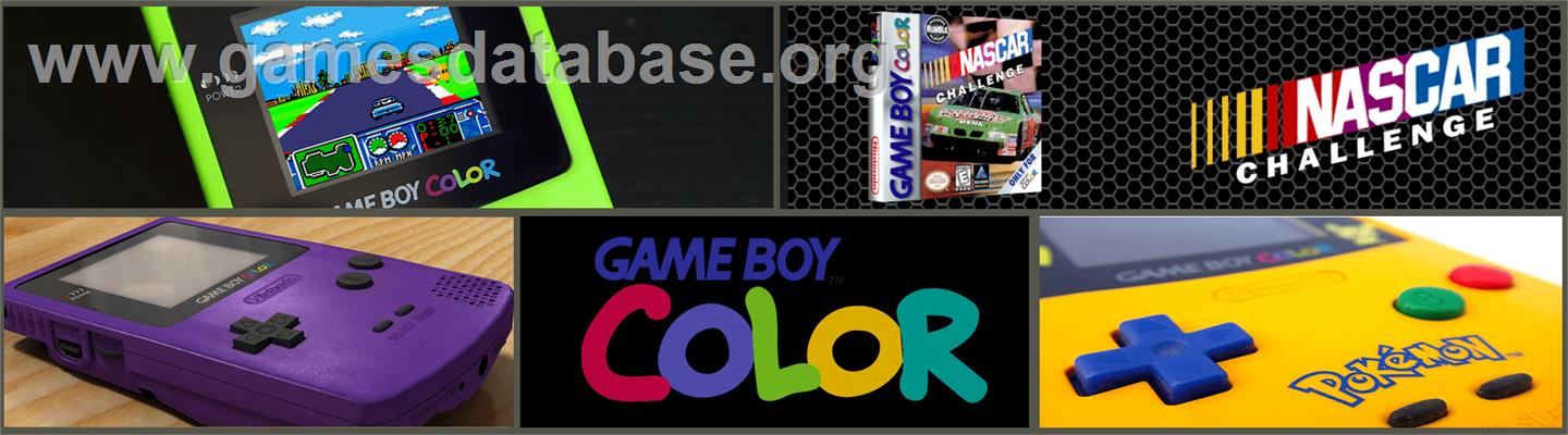 NASCAR Challenge - Nintendo Game Boy Color - Artwork - Marquee